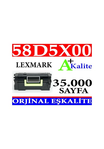LEXMARK 58D5X00 35.000 SAYFA Uyumlu TONER