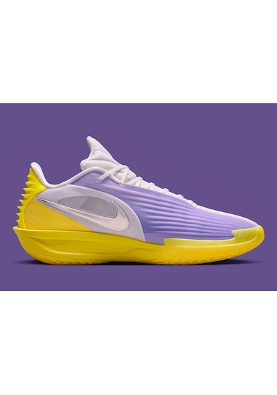 Nike G.t. Cut 3 Turbo Los 'angeles Lakers' Profesyonel Basketbol Ayakkabısı-sportxstore Sarı-mor
