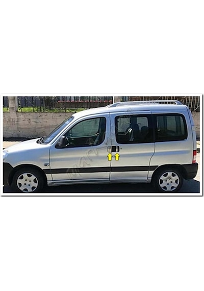 Woc Chrome Peugeot Partner Krom Kapı Kolu 1996-2008 4 Kapı Paslan