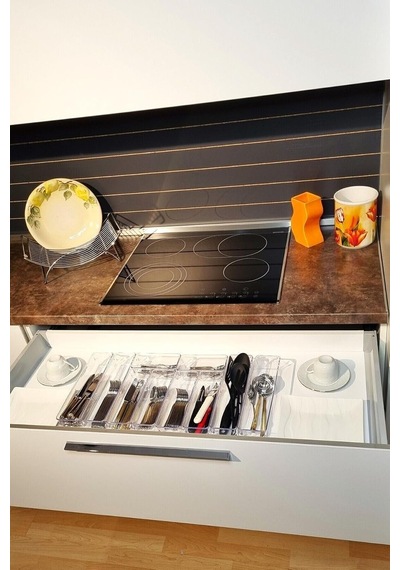 10'lu Set Modüler Çekmece Içi Düzenleyici Modüler Kaşıklık Mutfak Organizer Ekru 35 X 65 Diğer