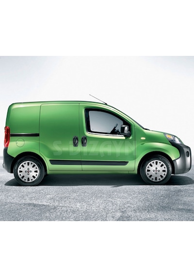 S-Dizayn Fiat Fiorino Krom Cam Çıtası 2 Prç 2008 Üzeri