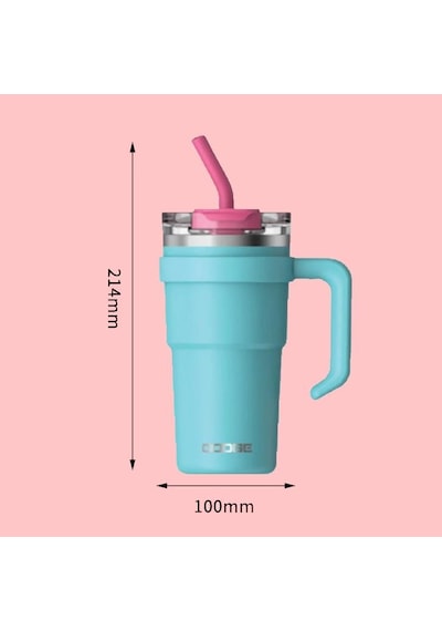 Dodge Trekking Çelik Termos Mug 750ml Turkuaz Turkuaz