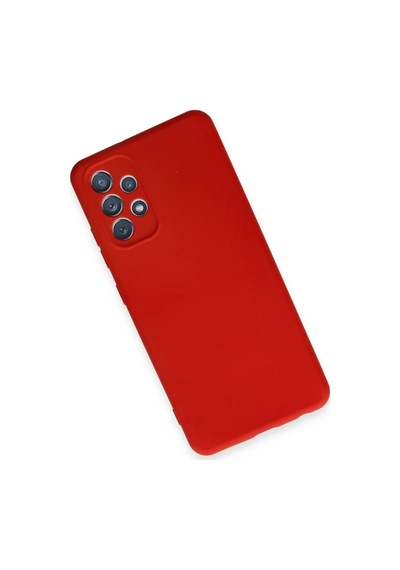 Samsung Galaxy A32 Kılıf First Silikon - Kırmızı