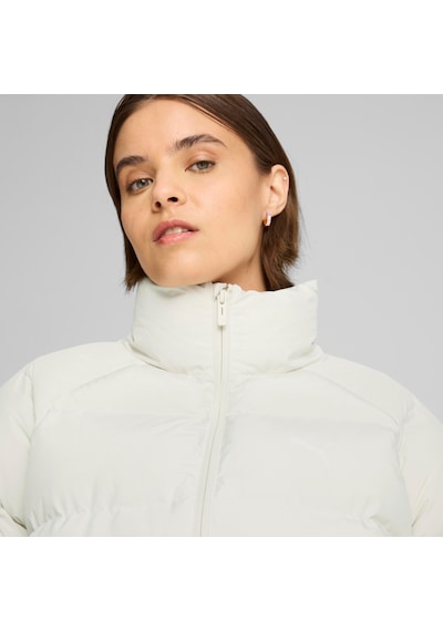 Puma Mono Kadın Beyaz Dik Yaka Mont Beyaz