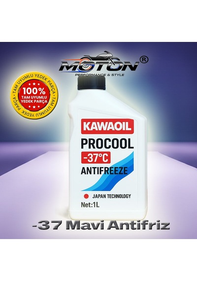 Organik Mavi Antifriz 1 Litre, -37 C Kawaoil