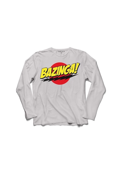 Bazınga Şaka The Bıg Bang Theory Sheldon Cooper 2 Kollu Tişört (518446530)
