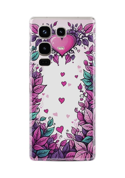 Infinix Note 50 Pro 4g X6855 Kılıf Boutique Baskılı Resimli Kalpler Pcode -009