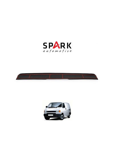 Volkswagen Transporter T4 1995-2003- Yıl Aralığı Uyumlu Arka Tampon Eşiği Parlak Siyah