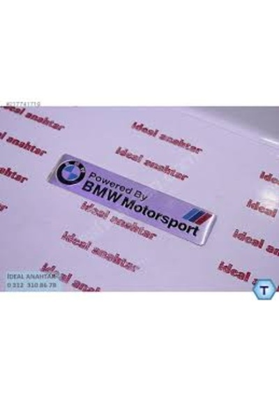 Bmw Araç Serisi Powered By Bmw Motorsport Logo Amblem Plaket (149488778)