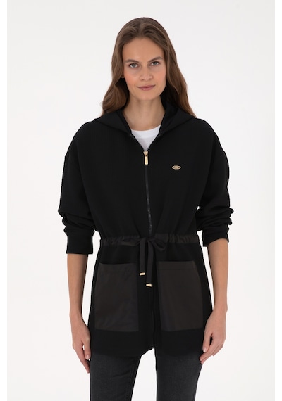 U.s. Polo Assn. Kadın Siyah Hırka Örme 50318098-vr046 Sıyah