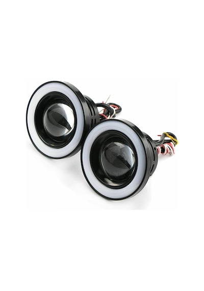 Mercekli Angel Sis Farı Metal Su Geçirmez 89 Mm Rgb Kumandalı