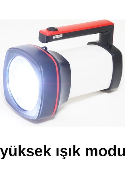 Uzun Mesafeli Ultra Güçlü El Feneri Işıldak Gk6777 Beyaz
