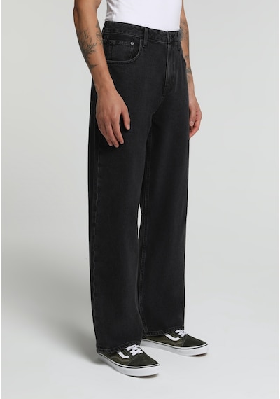 Colin's Colins Loose Baggy Fit Erkek Black Black Denim Jean Pantolon Cl1082635 Q1.v1 Dn45111
