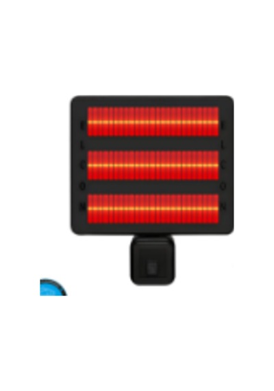 Rcth-6000 6000 W Ip67 Uzaktan Kumandalı Endüstriyel Infrared Isıtıcı Siyah