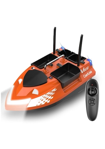 Sazan Yemleme Tekne Ve Botu Flytec V802 4 Kabin 3kg Yük 500 Sabit Hız Rc Kumandalı Truncu Renk Konumsuz