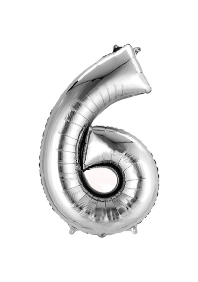 Showparty Folyo Balon 6 Rakam 100 Cm - Altın