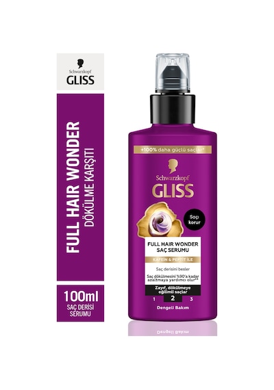 Gliss Full Hair Wonder Saç Dökülme Karşıtı Saç Serumu 100 ML