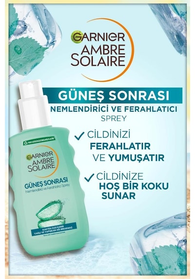 Garnier Ambre Solaire Güneş Sonrası Ferahlatıcı Sprey 200 ML