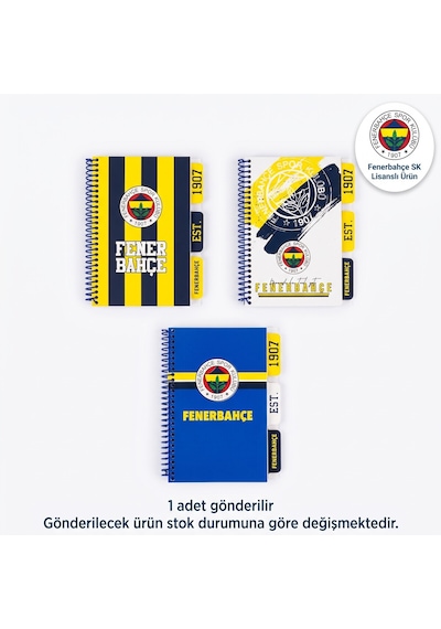 Bakgelal Fenerbahçe Fb Lisanslı Spiralli Ayraçlı Not Defteri Sarı Lacivert Taraftar Defteri 1 Adet - 9032960232116 Sarı - Lacivert