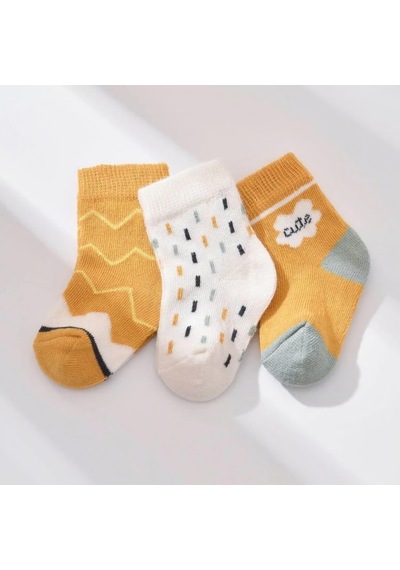 Biorganic Cute 3'lü Bebek Çorabı 68448