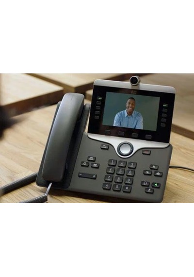 Cisco Cp-8845-k9 5-line Ip Phone Charcoal W/webcam, Stand, Handset