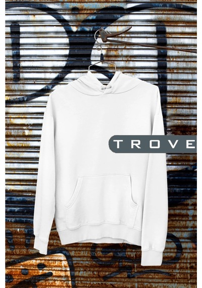 Startmore Unısex Kadın Erkek Anıme Yazı I Love You Sırt Ön Arka Baskılı Kapüşonlu %100 Pamuk Sweatshirt Beyaz Beyaz