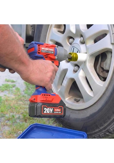 Workpro Wp202591 17/19/21mm 3 Parça 1/2 Cr-mo Profesyonel Darbeli Derin Lokma Seti