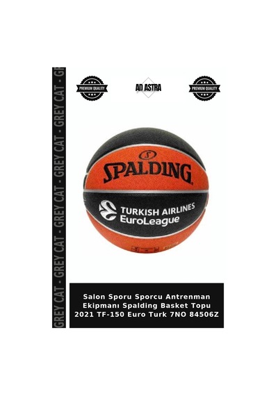 Salon Sporu Sporcu Antrenman Ekipmanı Spalding Basket Topu 2021 Tf-150 Euro Turk 7no 84506z