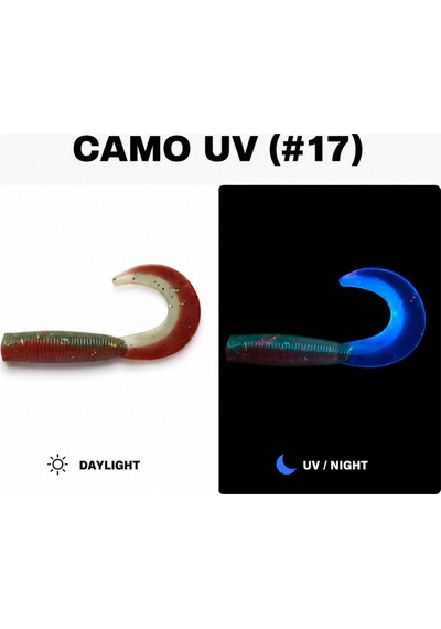 Daiwa Bait Junkie Grub 6.35 Cm Silikon Yem Camo Uv 17