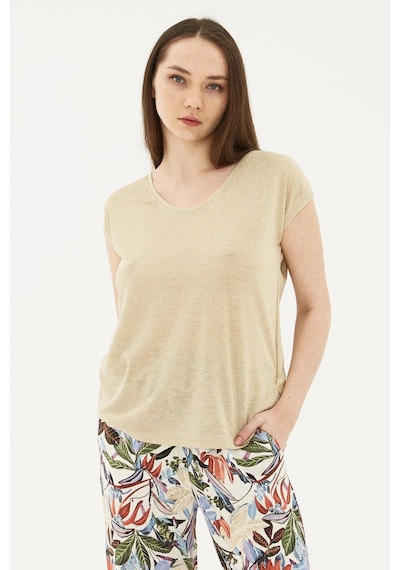 Fashion Friends Simli Bluz Gold Gold