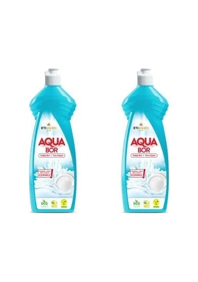 Aquabor Doğal Mineralli Elde Bulaşık Deterjan Seti 0.75 LT - 2.5 LT - 12 KG