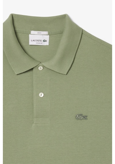 Lacoste Men's Loose Fit Kalın Pike Kumaş Polo T-shirt Erkek Polo Yaka Tişört Yeşil