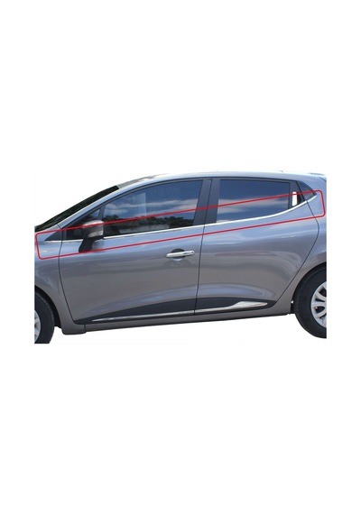 Renault Clio 4 Cam Çıtası 8 Prç Krom 2013-2019