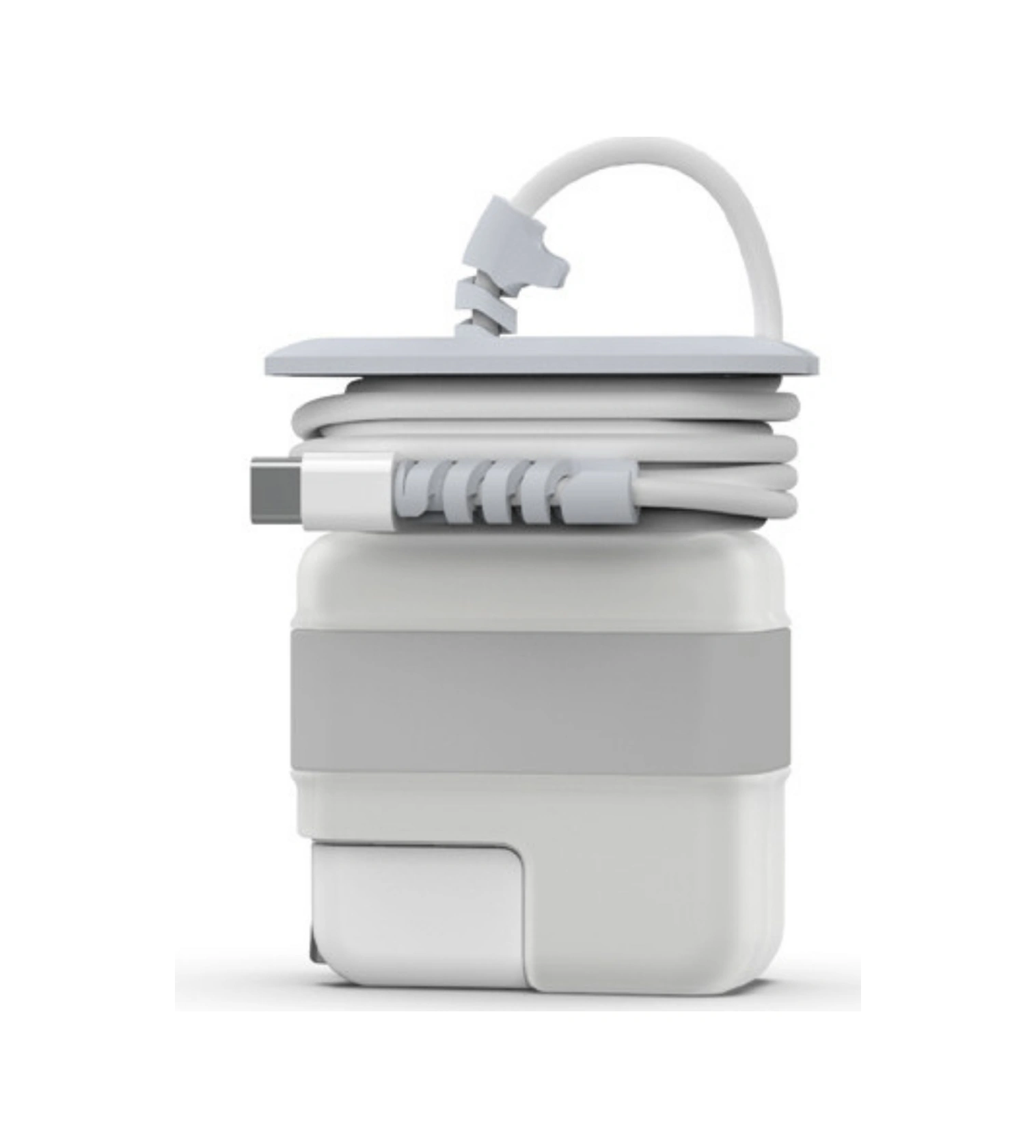 Apple Uyumlu MacBook Air 13.6 M2 M3 35w Ve Air 13 M1 30w Adaptör Kılıfı Küçük Gövde Kablo Koruma Organizer Pembe