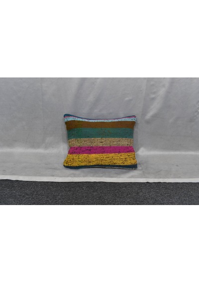 Zehra Abla Halı Yeni El Dokuma Dekoratif Kilim Kırlent Yastık Kılıfı 6231