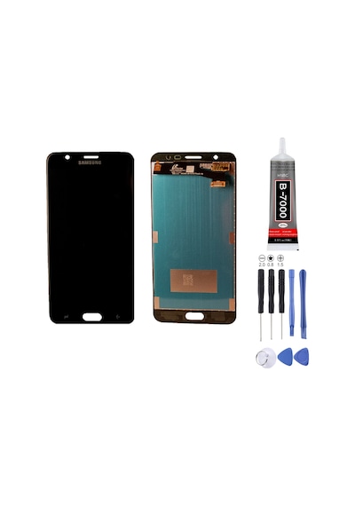 Samsung G611 J7 Prime 2 Uyumlu Lcd Ekran Siyah + Montaj Kiti