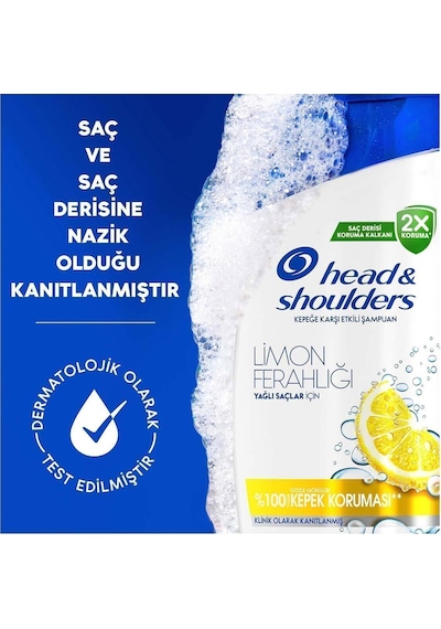 Head & Shoulders Şampuan 1-1 Limon Ferahlığı 330 Ml X6 Adet