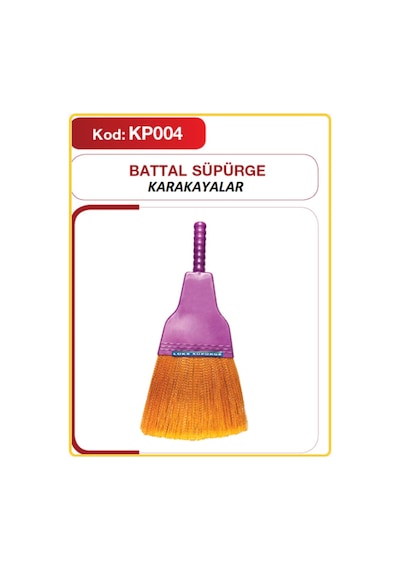 Karakayalar Plastik Süpürge Battal Kp-004