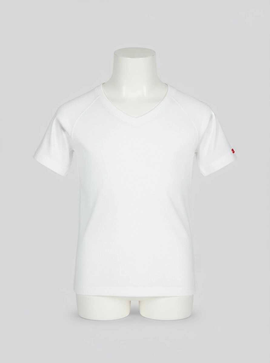 Blackspade Çocuk Termal Tişört 2. Seviye 9249 - Beyaz