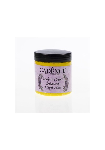 Cadence Sculpture Rölyef Pasta 6855 Sarı 250Ml