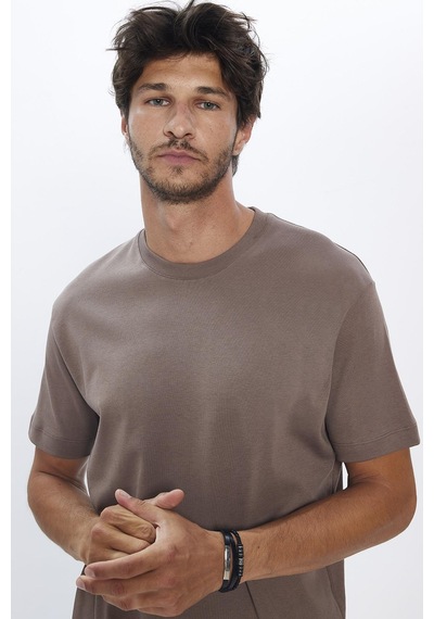 Tudors Unisex Relax Fit Rahat Kesim Pamuk Yumuşak Dokulu Basic Kahverengi Bisiklet Yaka Tişört-31719-kahverengi Kahverengi Tudors Unisex Relax Fit Rahat Kesim Pamuk Yumuşak Dokulu Basic Kahverengi Bisiklet Yaka Tişört-31719-kahverengi Kahverengi