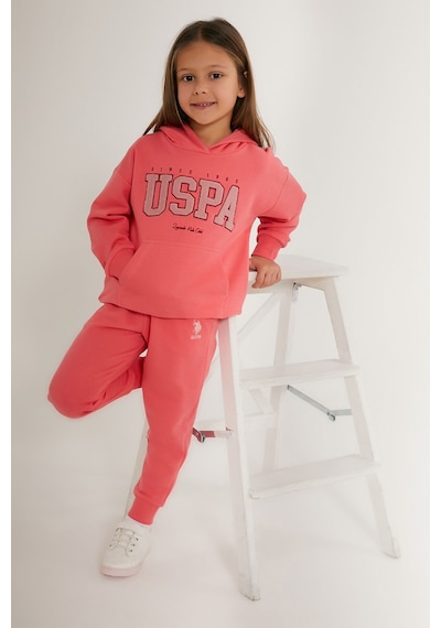 U.S. Polo Assn. Legends Pembe Kız Çocuk Eşofman Takımı Mint