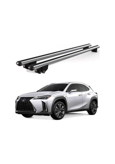 Kanca Lexus Ux 2019 Ve Sonrası Uyumlu Gri Kilitli Ara Atkı 110cm Port Bagaj Tavan Barı