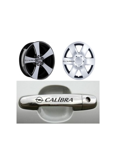 Opel Calibra Kapı Kolu Jant Sticker Yapıştırma 8 Adet