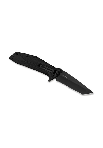 Kershaw Brawler Serrated Kamp Çakı Siyah