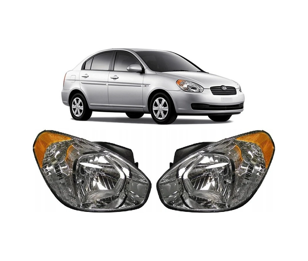 Far Takım Sağ + Sol Hyundaı Accent Era 2006-2011 Sarı Sinyalli Elektrikli Motorlu