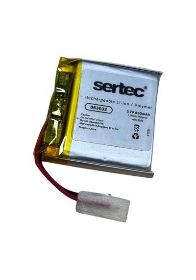 Sertec 663032 3.7v 650mah Li-polymer Pil Devreli/1.5a Evimdeyokyok