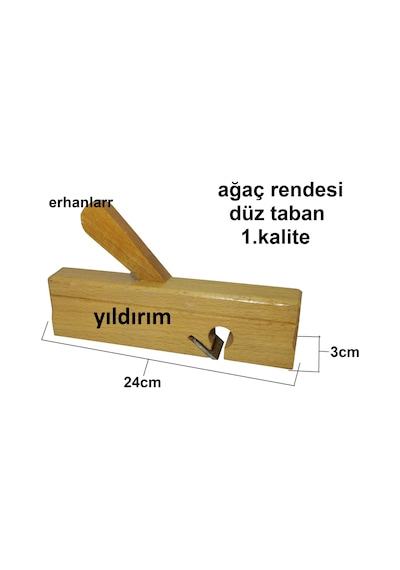Ağaç Rendesi Marangoz Rendesi Düz Taban Large