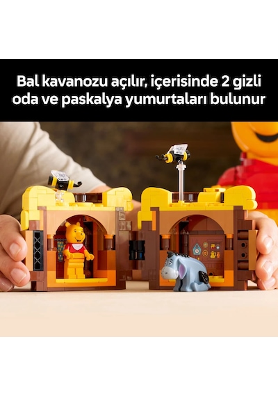 LEGO® ǀ Disney Ayı Winnie 43300 - Yetişkinler için Bal Küpü ve Minifigür İçeren Yaratıcı Dekoratif Model Yapım Seti (1399 Parça)
