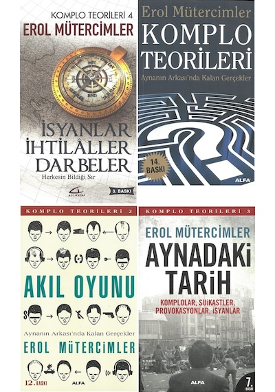 Komplo Teorileri 4 Kitap Set - Erol Mütercimler